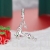 Srebrna zawieszka charms renifer świętego Mikołaja