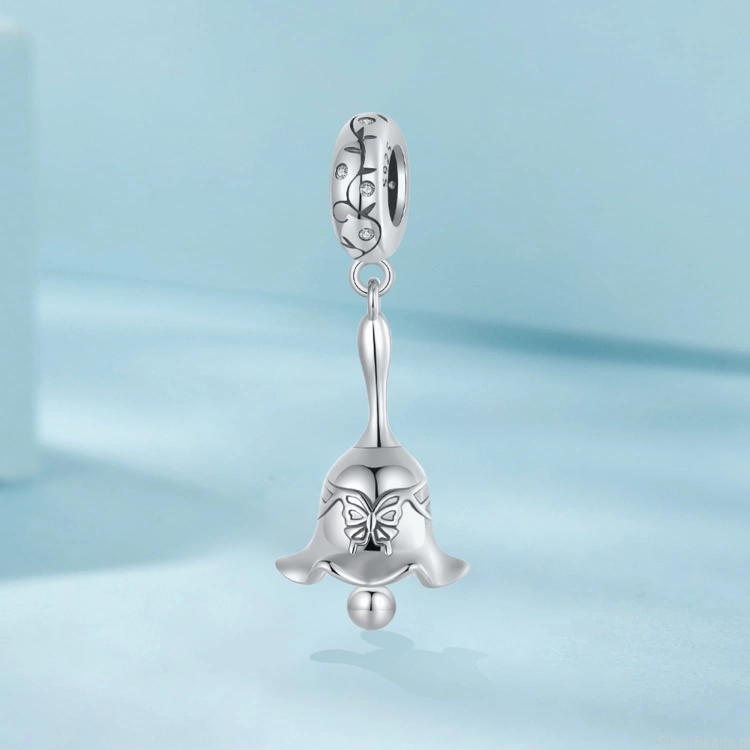 Charms ze srebra próby 925 dzwonek świętego Mikołaja