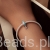 elegancka srebrna spinka do bransoletki pandora na prezent