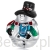 Bałwanek dzwoneczek srebrny koralik charms srebro 925 beads