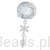 Śnieżny charms w płatki śniegu srebrny koralik charms srebro 925 beads