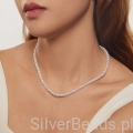 naszyjnik ze srebra 925 z perłami