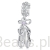 Baleriny dla baletnicy srebrny charms zawieszka beads srebro 925