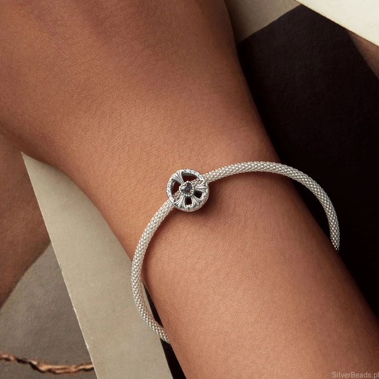 Uniwersalny charms Symbol pokoju z serduszkiem do bransoletek modułowych Pandora, Apart, Yes, Kruk i innych.
