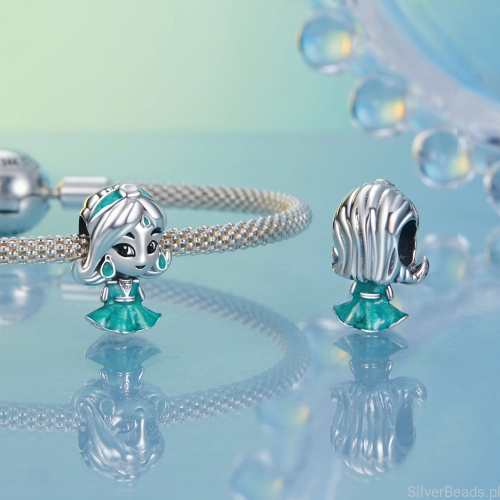 Charms ze srebra próby 925 Księżniczka Jasmina