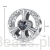 Wymiary koralika charms ze srebra próby 925 beads Symbol pokoju z serduszkiem