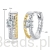 Wielkość i wymiary srebrnych kolczyków pozłacane Moissanity 0,1 ct