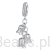 Srebrna zawieszka z trzema liliami srebro 925 charms koralik
