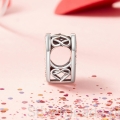 Charms srebro 925  serce z grawerem koralik do bransoletki modułowej charms