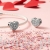 srebrny charms próba 925 serce z napisem ,,I love u forever" dla dziewczyny na prezent