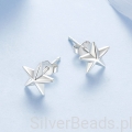 kolczyki ze srebra delikatne gwiazdki