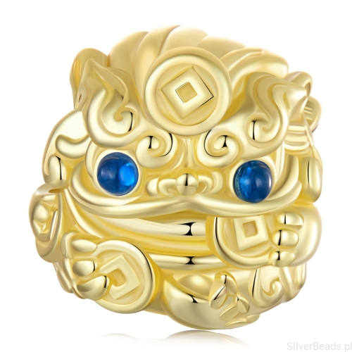 Elegancki satynowy woreczek gratis do każdego zamówienia koralików charms  Srebrny pozłacany charms dzika bestia koralik srebro 925 beads