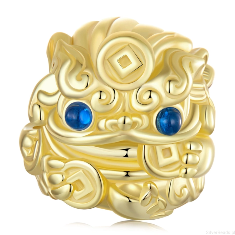 Elegancki satynowy woreczek gratis do każdego zamówienia koralików charms  Srebrny pozłacany charms dzika bestia koralik srebro 925 beads