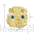 Wymiary koralika charms ze srebra próby 925 beads dzika bestia