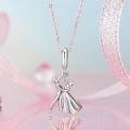 Charms srebro 925 tańcząca para koralik do bransoletki modułowej charms