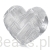 Srebrny charms fakturowane serce koralik beads srebro 925