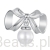Srebrny charms kokarda z perełką koralik beads srebro 925