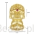 Wymiary koralika charms ze srebra próby 925 beads pozłacany Budda