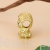 Charms ze srebra próby 925 pozłacany Budda