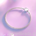 Srebrna modułowa bransoletka typu Pandora i charms XXX