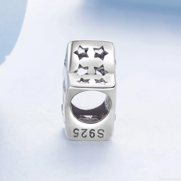 Charms srebro 925 szczęśliwa gwiazdka koralik do bransoletki modułowej charms