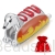 Elegancki satynowy woreczek gratis do każdego zamówienia koralików charms  jamnik hot dog