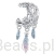 Srebrny charms księżycowy łapacz snów koralik beads srebro 925
