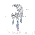 Wymiary koralika charms ze srebra próby 925 beads  księżycowy łapacz snów