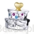 Srebrny charms tort urodzinowy beads srebro 925