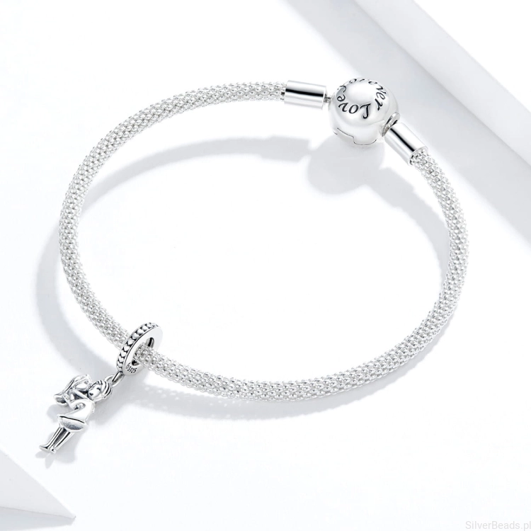 Charms ze srebra próby 925 zakochana para