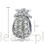 Wymiary koralika charms ze srebra próby 925 beads  kryształowy ananas