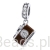 Srebrny charms aparat ozdobiony kryształami zawieszka beads srebro 925