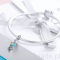 Charms ze srebra próby 925 kolorowa rybka