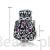 Wymiary koralika charms ze srebra próby 925 beads czarny bukiet z różowymi kryształkami