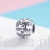 Charms ze srebra próby 925 kula ,,Live, Love, Laugh"
