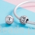 Srebrna modułowa bransoletka typu Pandora i charms kula ,,Live, Love, Laugh"