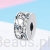srebrny charms próba 925 kosmiczna spinka