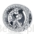 Srebrny charms dwie urocze żyrafy beads srebro 925 koralik