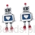 rebrne kolczyki roboty z sercami sztyfty srebro 925