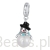 Srebrny charms bałwanek z perełki zawieszka beads srebro 925