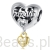 Srebrny charms serce kocham moją rodzinę beads srebro 925 koralik