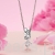 Charms ze srebra próby 925 kryształowe serce