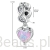 Wymiary koralika charms ze srebra próby 925 beads opalizujące serce