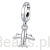 Srebrny charms samolot zapinany koralik zatrzask beads srebro 925