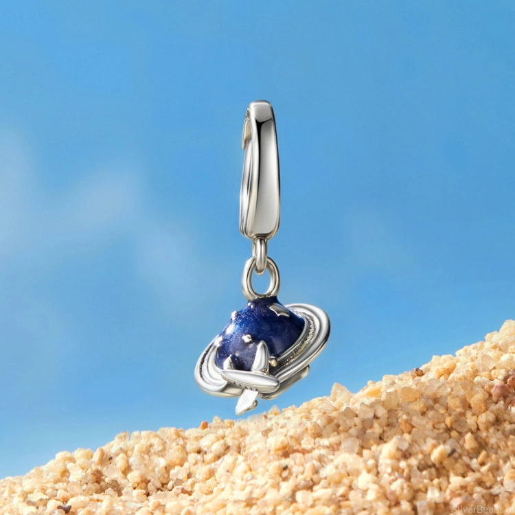 Charms ze srebra próby 925 dla podróżnika