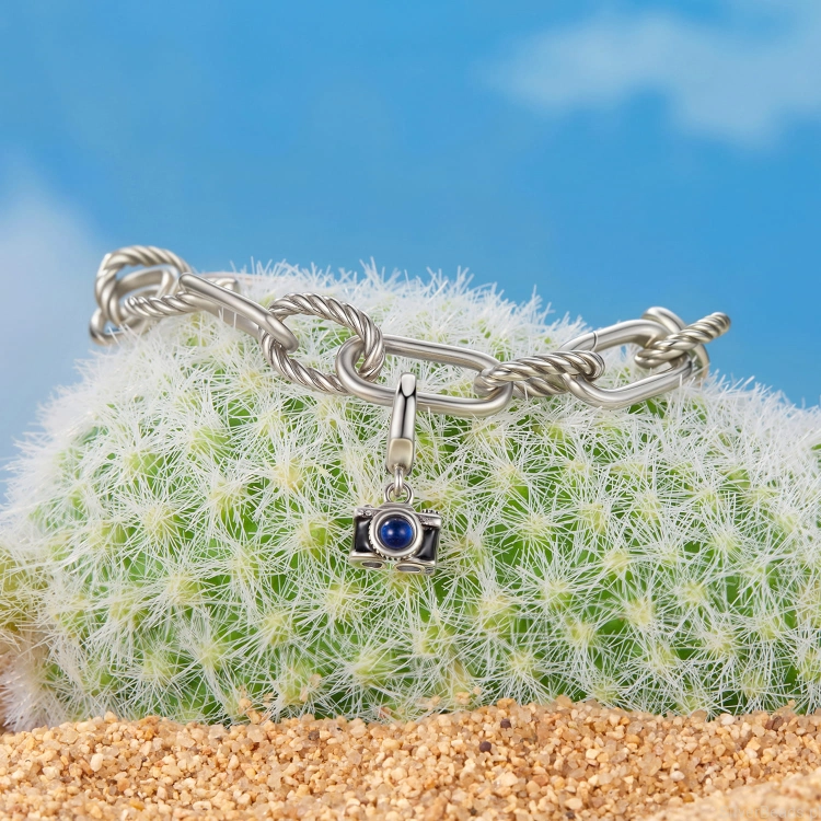 Charms srebro 925 aparat  koralik do bransoletki modułowej charms
