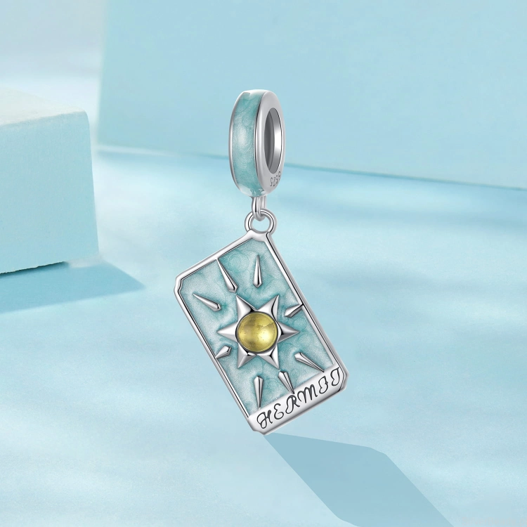 Charms srebro 925 Karta Tarota  koralik do bransoletki modułowej charms
