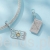 Srebrna zawieszka charms Karta Tarota pustelnik