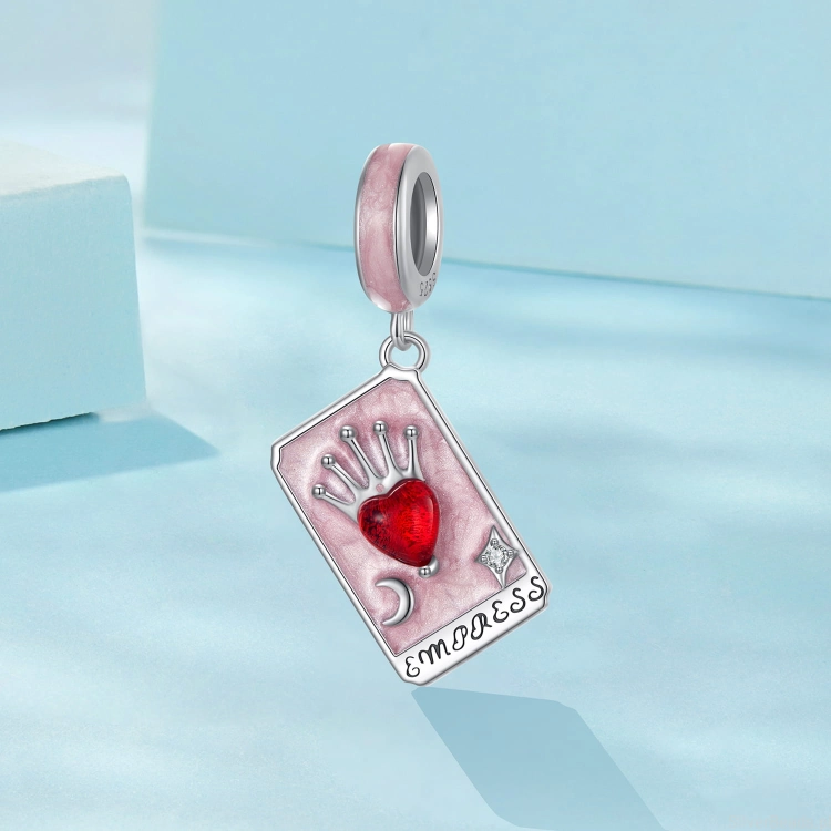 Charms ze srebra próby 925 karta tarota cesarzowa