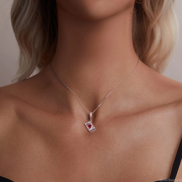 Charms ze srebra próby 925 Karta Tarota cesarzowa
